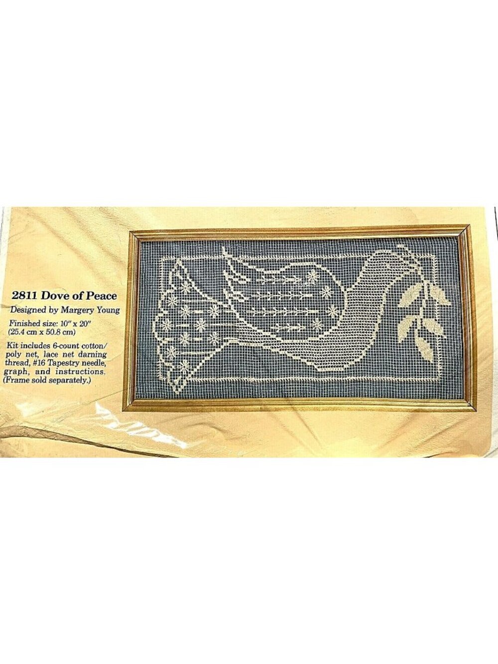 The Creative Circle Embroidery Kit #2811 Dove of Peace